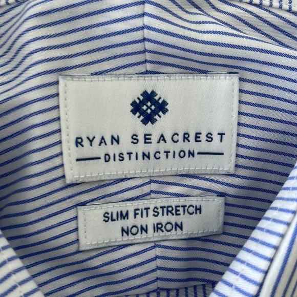 Ryan Seacrest Pinstripe Button Down - Picture 2 of 2